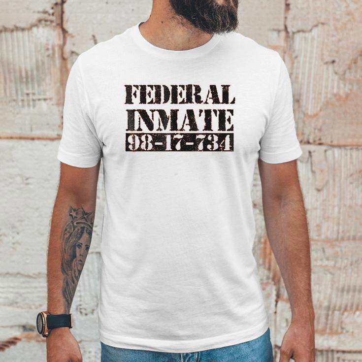 Federal Inmate Jail Prisoner Costume Unisex T-Shirt Gifts for Him