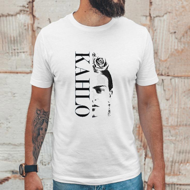 Frida Kahlo Split Portrait Unisex T-Shirt Gifts for Him