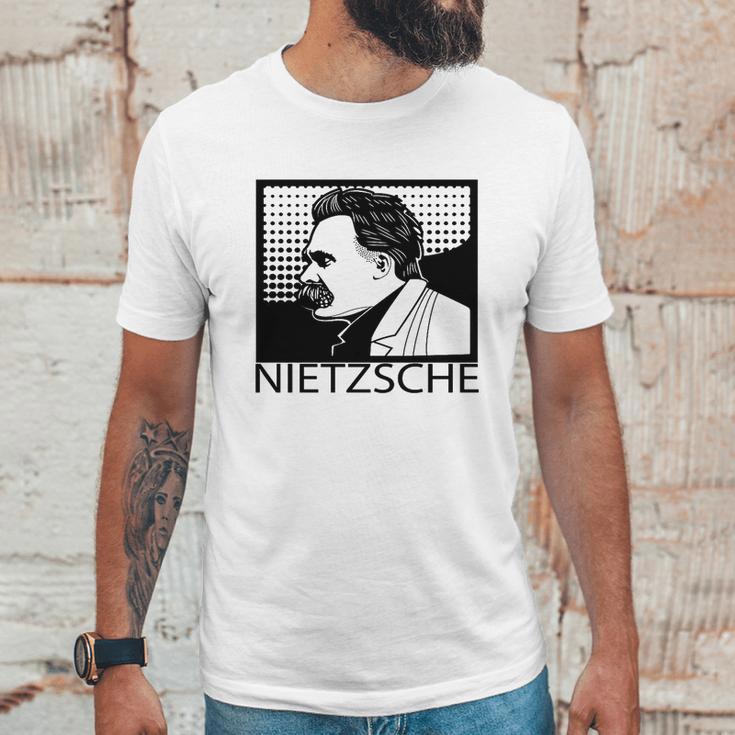 Friedrich Nietzsche T-Shirt Philosopher Philosophy Tee Unisex T-Shirt Gifts for Him