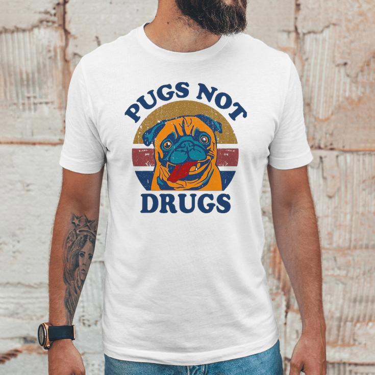 Funny Pugs Not Drugs For Pug Lovers Unisex T-Shirt Gifts for Him