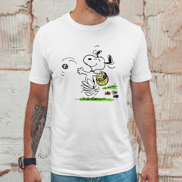 Funny Snoopy Easter Beagle T-Shirt Unisex T-Shirt Gifts for Him