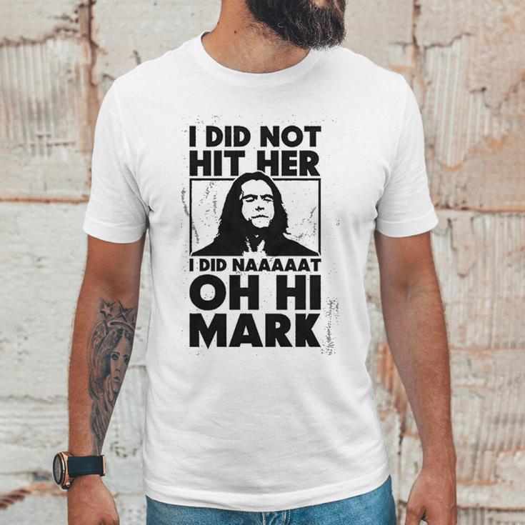 Geek Teez Oh Hi Mark Unisex T-Shirt Gifts for Him