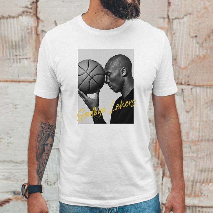 Good Bye Lakers Kobe Bryant Mono Art Unisex T-Shirt Gifts for Him