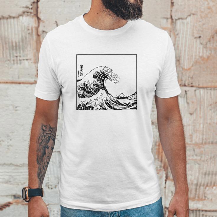 The Great Wave Off Kanagawa Unisex T-Shirt Gifts for Him