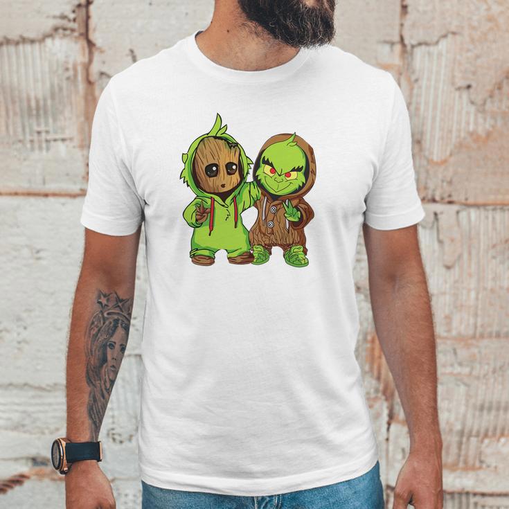 Grinch And Groot Unisex T-Shirt Gifts for Him