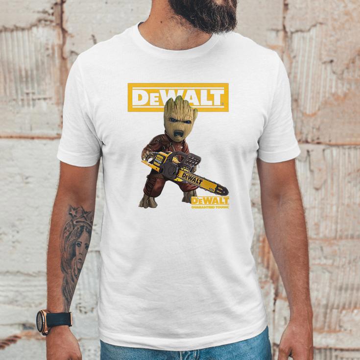 Groot With Logo Dewalt Shirt Unisex T-Shirt Gifts for Him