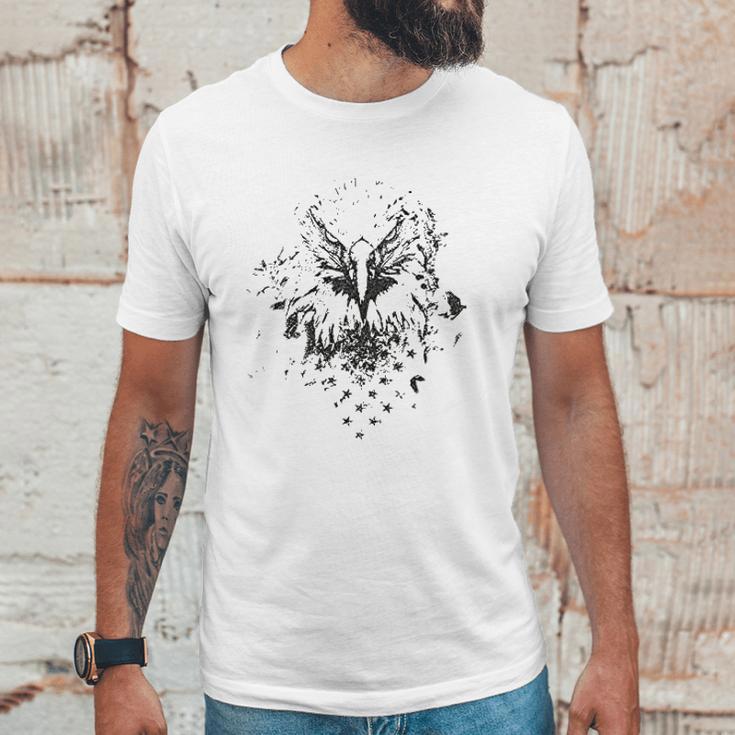 Grunt Style Black Eagle Unisex T-Shirt Gifts for Him