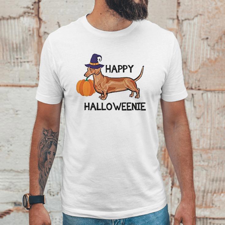 Halloweenie Halloween Dachshund Unisex T-Shirt Gifts for Him