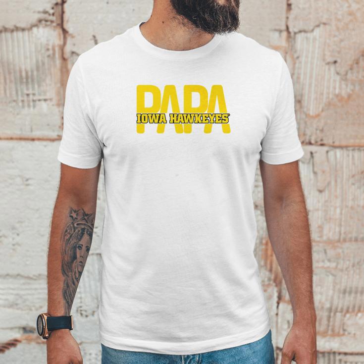 Iowa Hawkeyes Papa Hawkeyes Apparel Unisex T-Shirt Gifts for Him