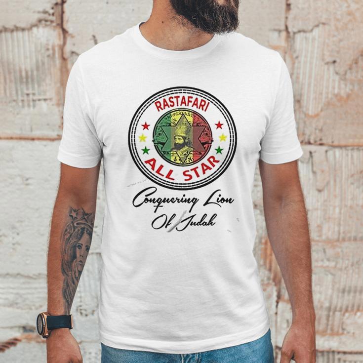 Jah Rastafari Haile Selassie Marcus Garvey Africa Iv Unisex T-Shirt Gifts for Him