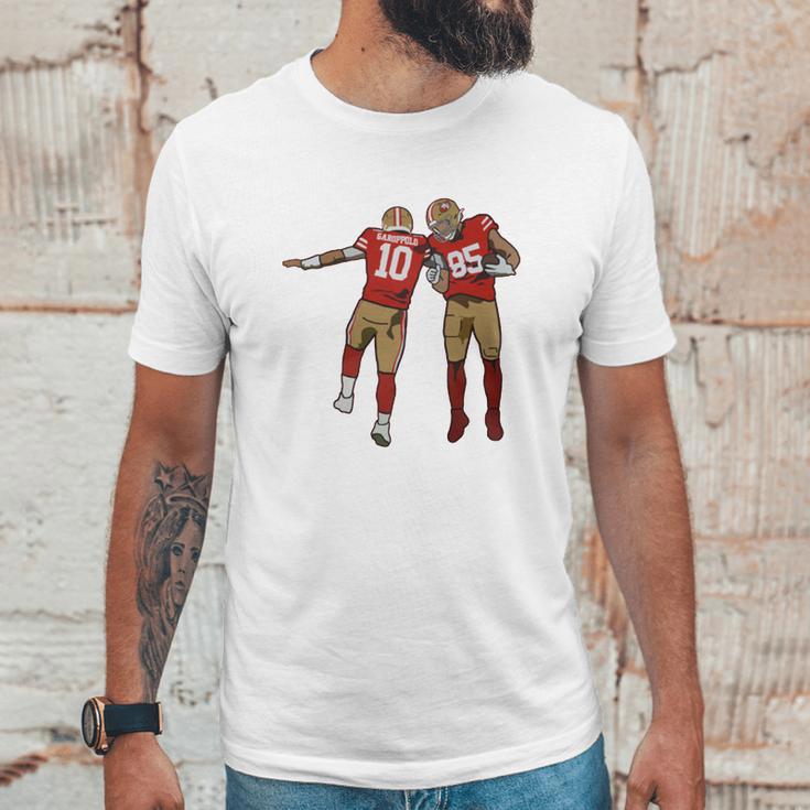 Jimmy Garoppolo X George Kittle San Francisco 49Ers T-Shirt Unisex T-Shirt Gifts for Him