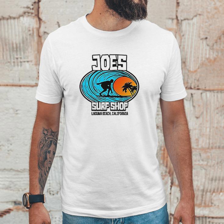 Joes Surf Shop Graphic Art Unisex T-Shirt Gifts for Him