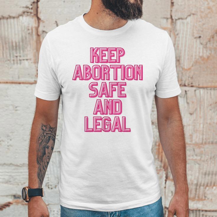 Keep Abortion Safe And Legal Unisex Sweat Tanktop T- Unisex T-Shirt Gifts for Him