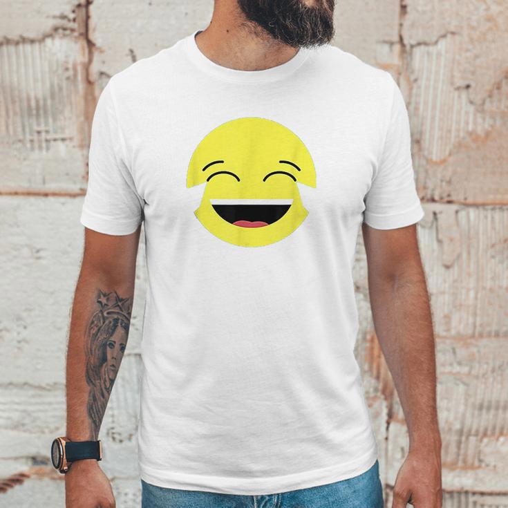 Laughing Tears Emojis Cute Happy Laugh Face Gift Unisex T-Shirt Gifts for Him