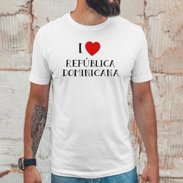 I Love Republica Dominicana Dominican Republic Unisex T-Shirt Gifts for Him