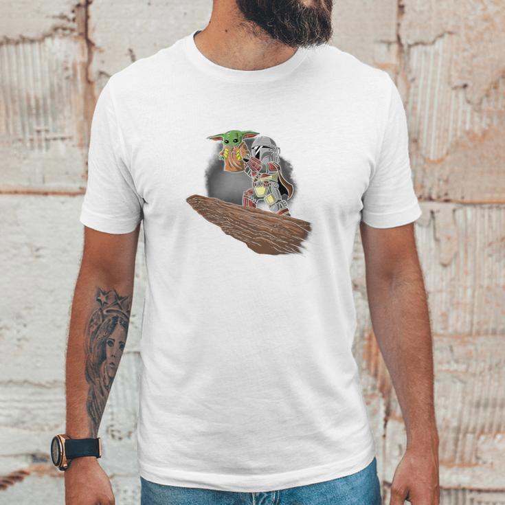 The Mandalorian Boba Fett And Baby Yoda Sweater Unisex T-Shirt Gifts for Him