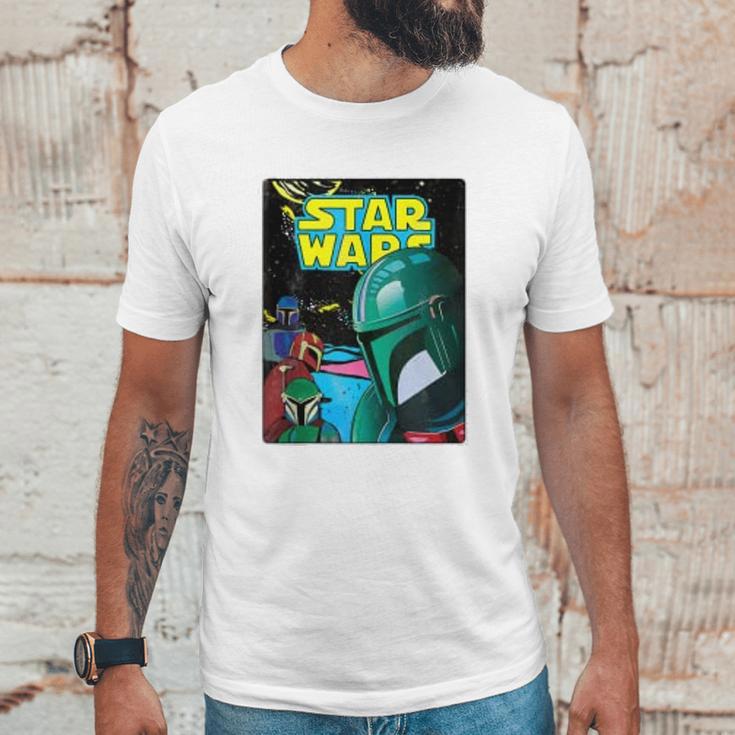 The Mandalorian Retro Comic Unisex T-Shirt Gifts for Him