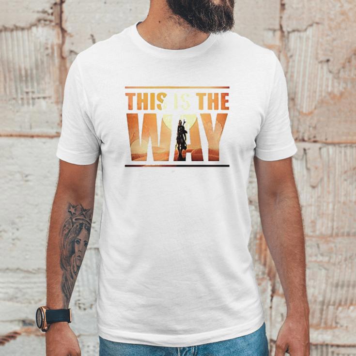 The Mandalorian This Is The Way Graphic Unisex T-Shirt Gifts for Him