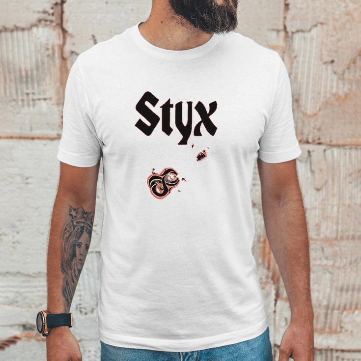 Men Styx Logo Custom Retro Royalblue Unisex T-Shirt Gifts for Him