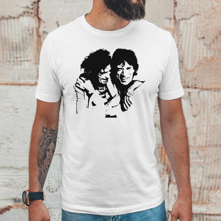 Mick Jagger And Keith Richards Unisex T-Shirt Gifts for Him