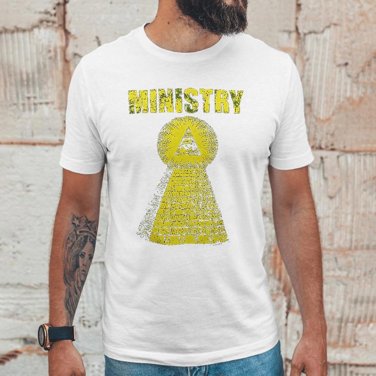 Ministry Mens Pyramid Unisex T-Shirt Gifts for Him