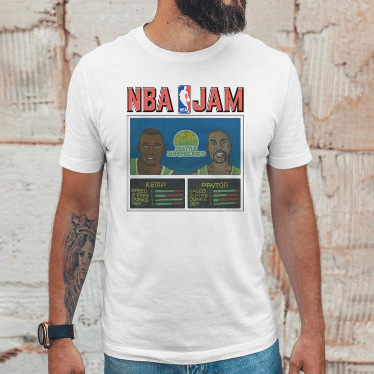 Nba-Jam-Seattle-Supersonics---Pine-L Unisex T-Shirt Gifts for Him