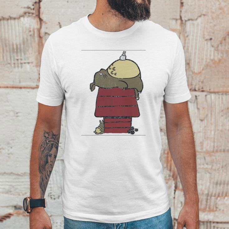 My Neighbor Peanut Totoro Snoopy Peanuts Neighbor Ghibli Japan Unisex T-Shirt Gifts for Him