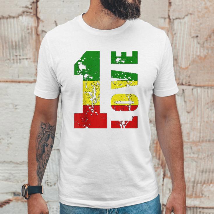 One Love Jamaica Rasta Reggae Music Caribbean Pride Unisex T-Shirt Gifts for Him