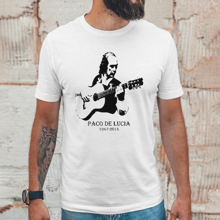 Paco De Lucia Silhouette Vintage Unisex T-Shirt Gifts for Him