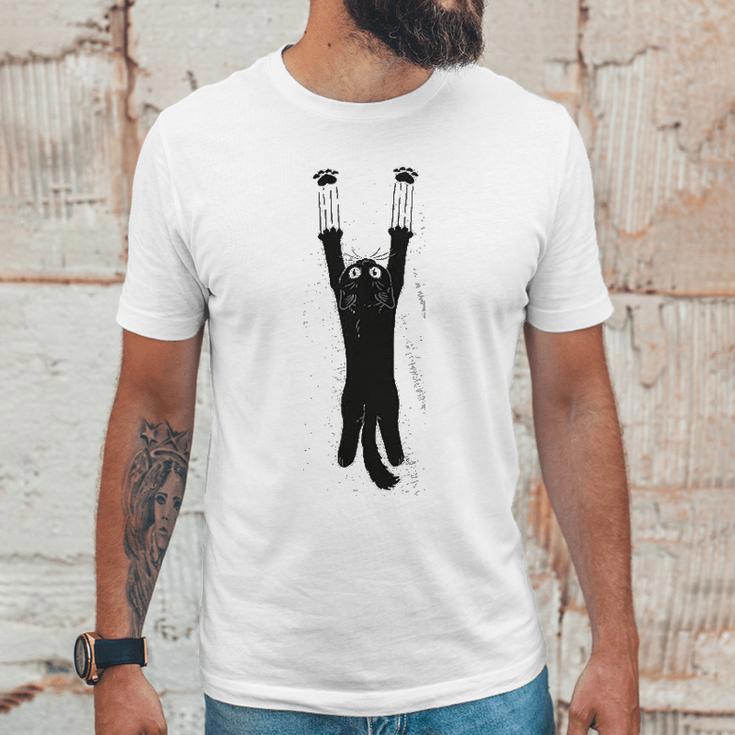 Paw Addict Funny Cat Cute Kitty Laughing Game Cat Unisex T-Shirt Gifts for Him