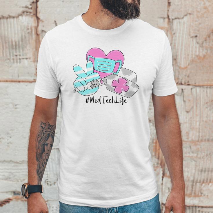 Peace Love Nursing Med Tech Unisex T-Shirt Gifts for Him