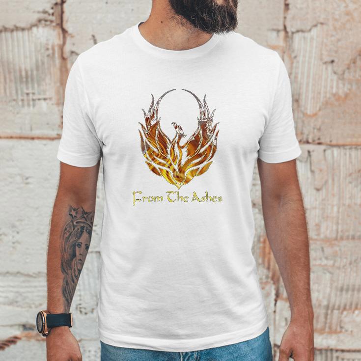 Phoenix Rising From The Ashes Unisex T-Shirt Gifts for Him