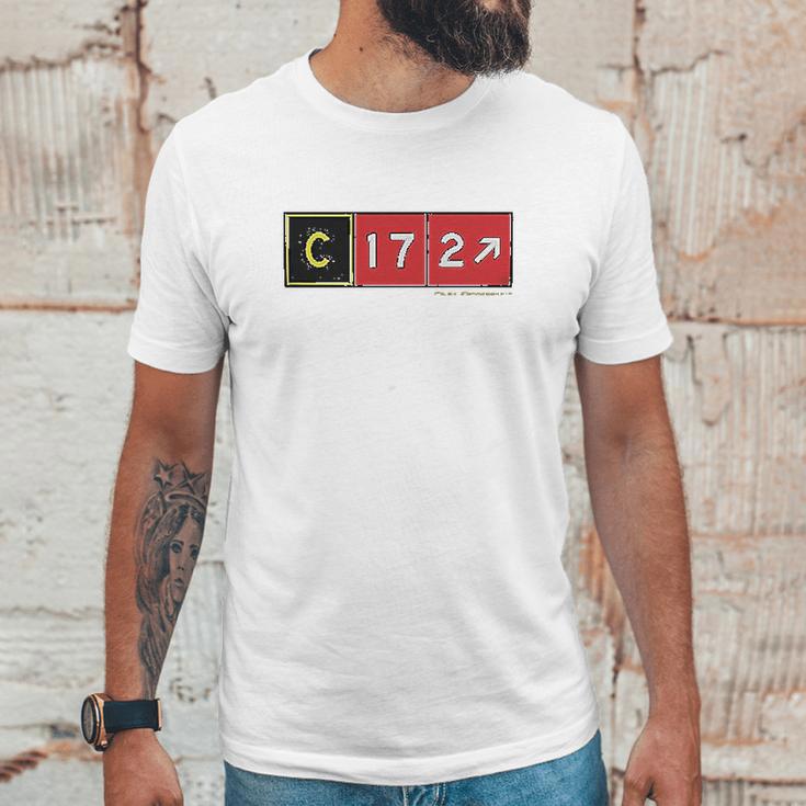 Pilot Cessna 172 Unisex T-Shirt Gifts for Him