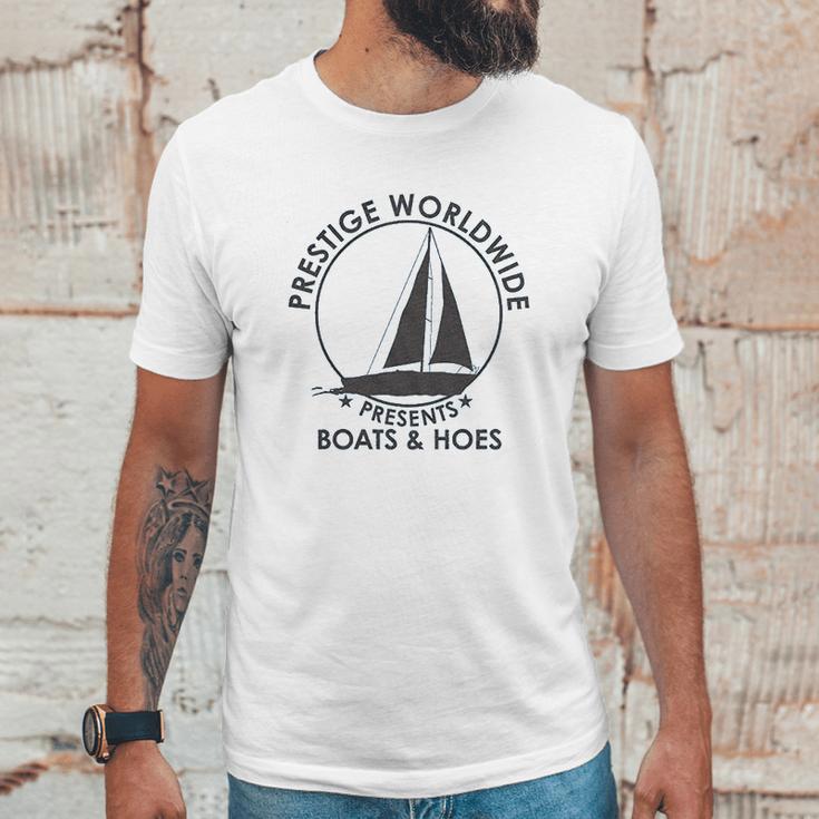 Prestige Worldwide Funny Cool Boats And Hoes Graphic Humor Unisex T-Shirt Gifts for Him