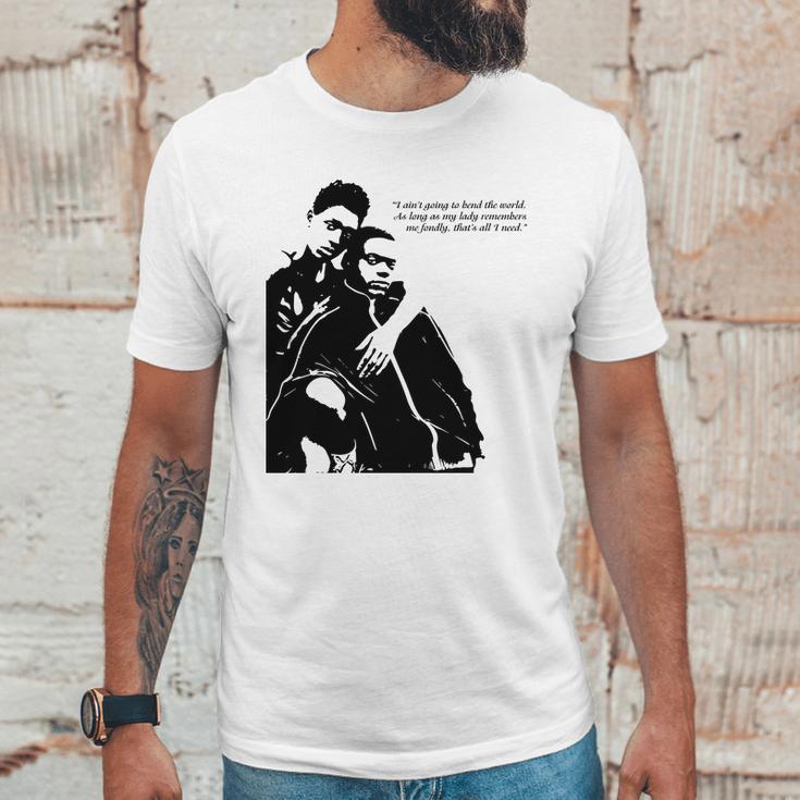 Queen And Slim Quote As Long As My Lady Remembers Me Unisex T-Shirt Gifts for Him