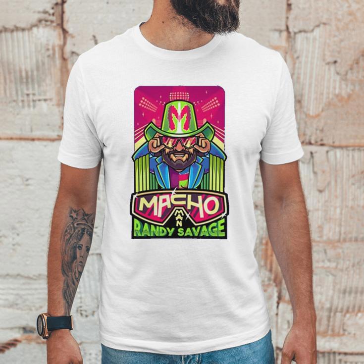 Randy Macho Man Savage Cartoon Wrestling Unisex T-Shirt Gifts for Him