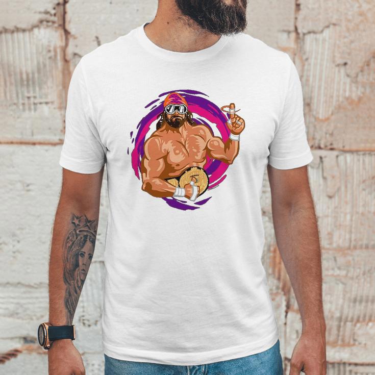 Randy Macho Man Savage Funny Cartoon Unisex T-Shirt Gifts for Him