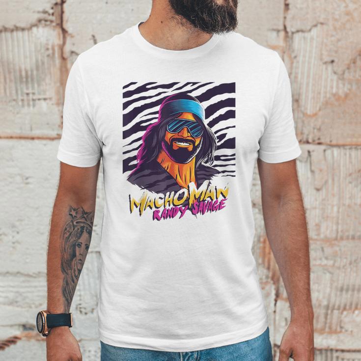 Randy Macho Man Savage Zebra Pattern Unisex T-Shirt Gifts for Him