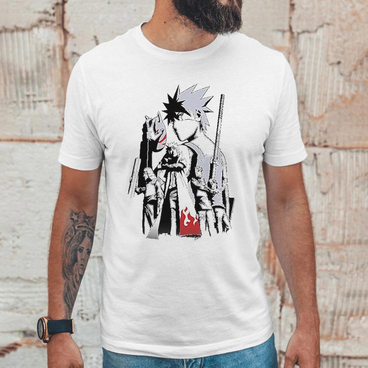 Ripple Junction Naruto Shippuden Adult Kakashi Story Light Weight Crew Unisex T-Shirt Gifts for Him