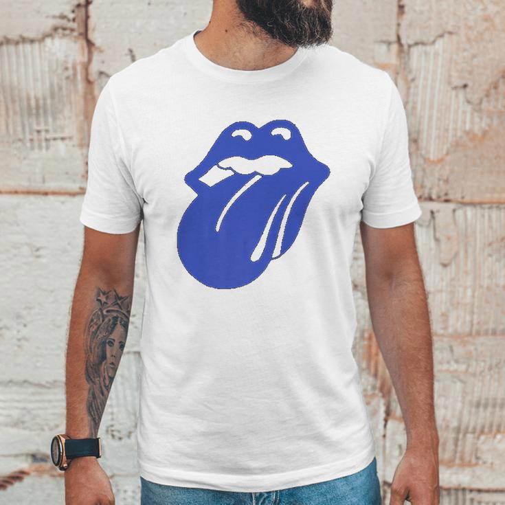 The Rolling Stones Blue Lonesome Logo Unisex T-Shirt Gifts for Him