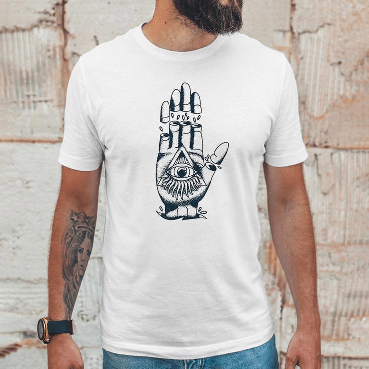 All Seeing Eye Conspiracy Theory Retro Unisex T-Shirt Gifts for Him