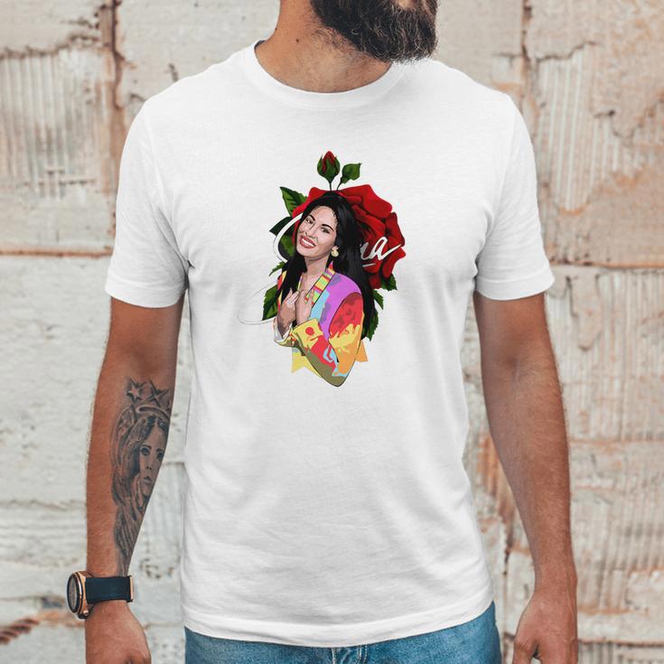 Selena Quintanilla Rose Unisex T-Shirt Gifts for Him