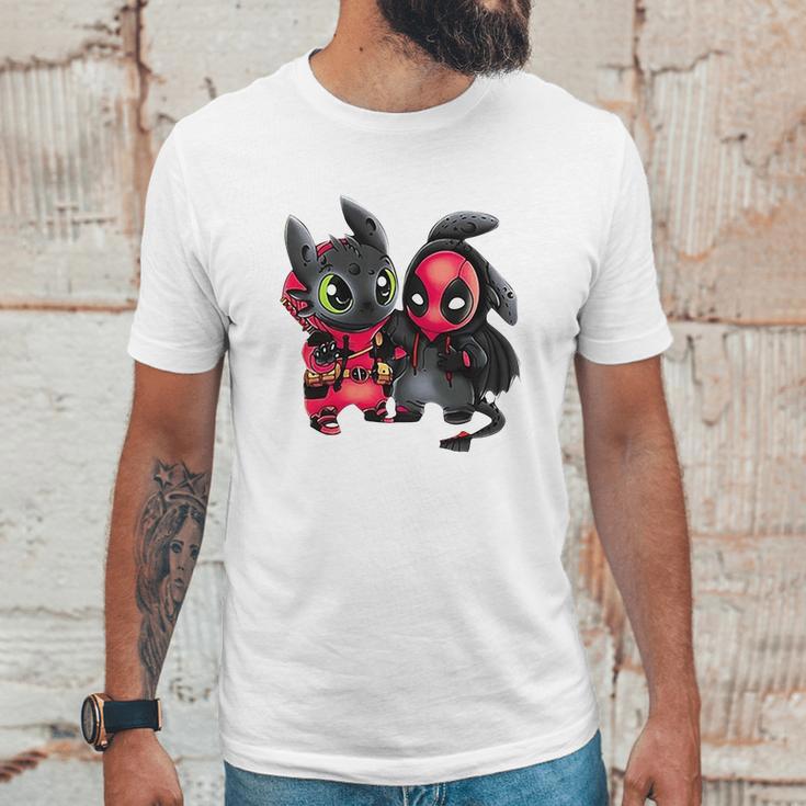 Stitch And Spiderman Unisex T-Shirt Gifts for Him