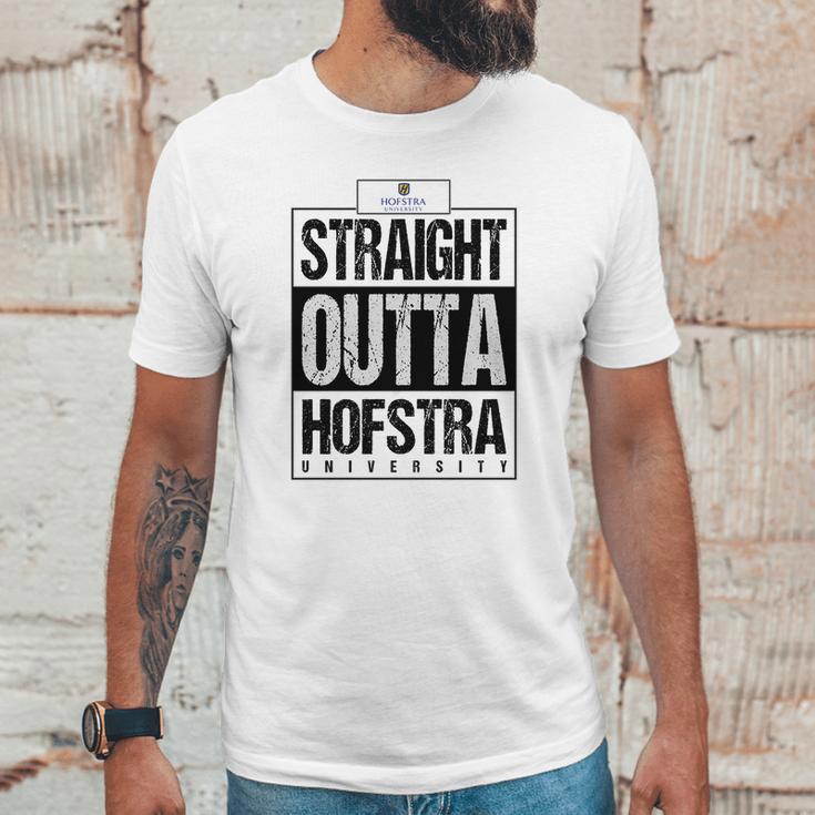 Straight Outta Hofstra University Funny Gift Unisex T-Shirt Gifts for Him