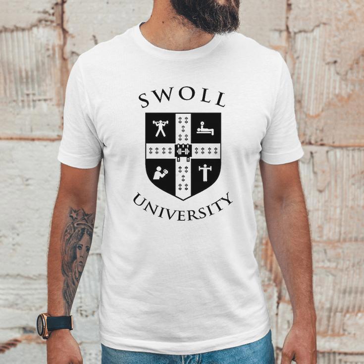 Swoll University Unisex T-Shirt Gifts for Him