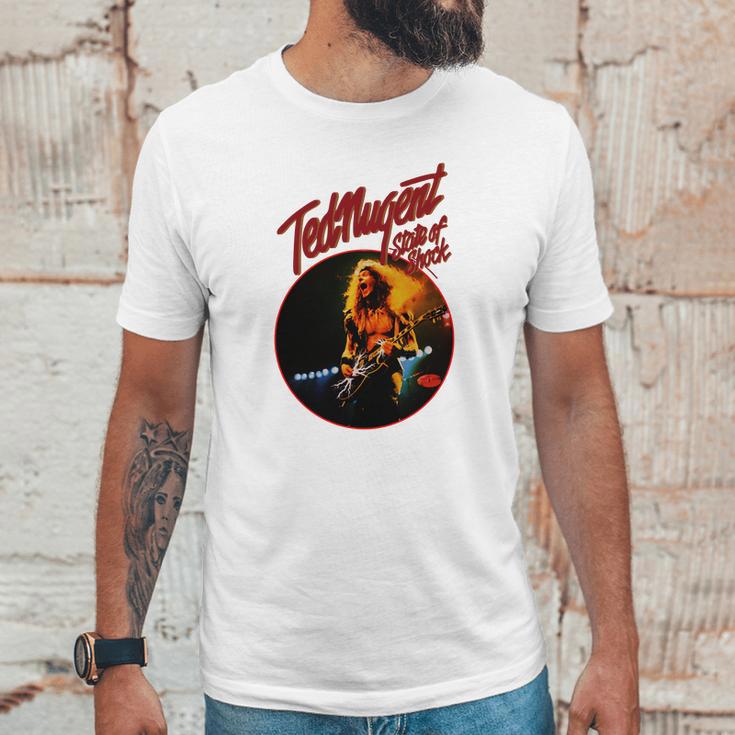 Ted Nugent State Of Shock Art Unisex T-Shirt Gifts for Him