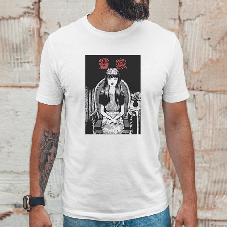 Tomie Junji Ito Uzumaki Cult Horror Manga Unisex T-Shirt Gifts for Him