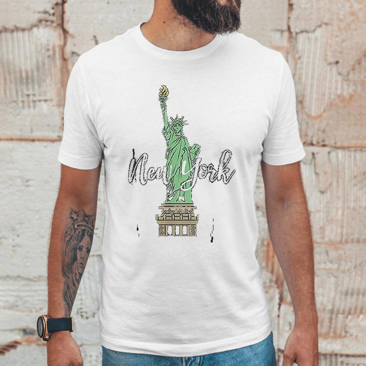 Tourist Statue Of Liberty Iconic New York Unisex T-Shirt Gifts for Him