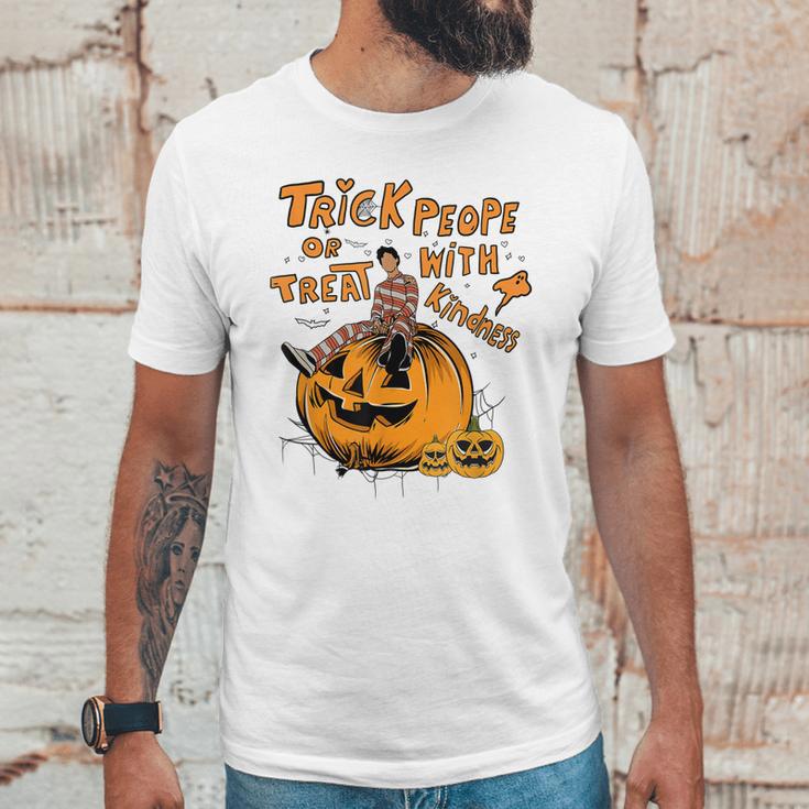 Trick Or Treat People With Kindness Halloween Unisex T-Shirt Gifts for Him