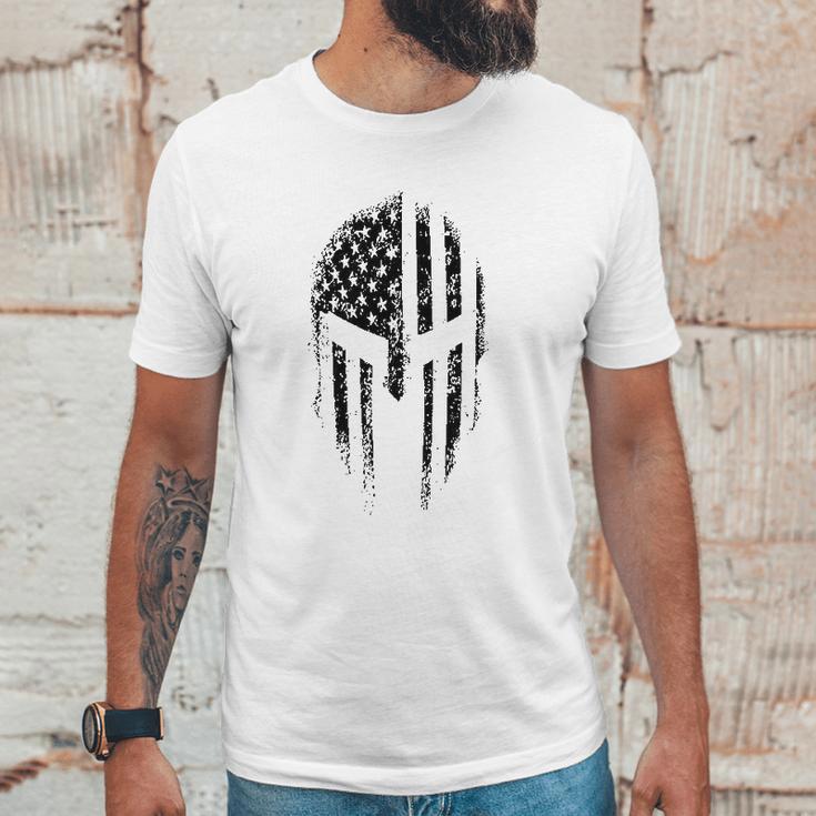 Usa American Spartan Patriotic Unisex T-Shirt Gifts for Him